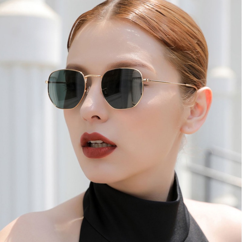 Designer Sunglasses - Okrągłe okulary przeciwsłoneczne w stylu punkowym