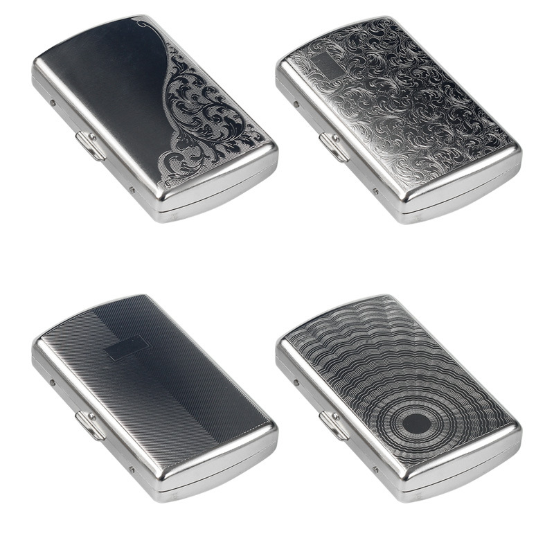 Premium Cigar Case - Metalowe etui na papierosy, pojemnik na