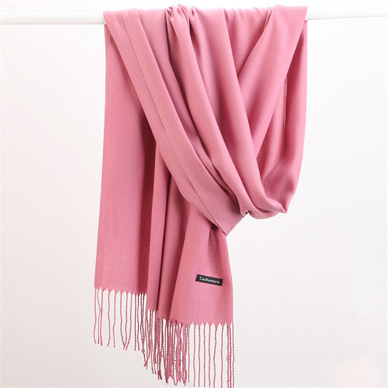 Cashmere Scarf - Moda Solid Color 2023 Szalik damski