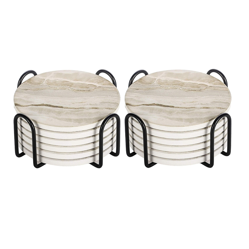 Marble Coaster Set - AT05 - Zestawy podkładek chłonnych w