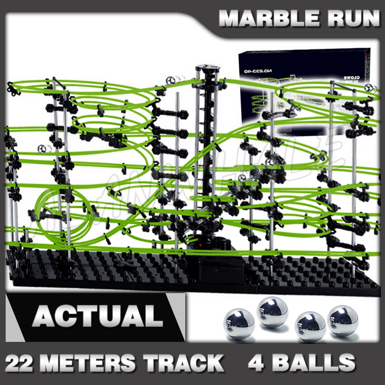 Marble Coaster Set - 2200cm Tor Kulisty Poziomy 4 Marmurowy
