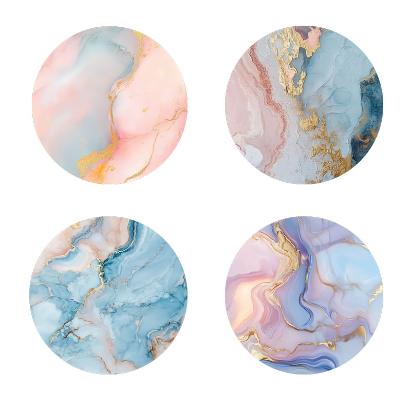 Marble Coaster Set - 4 sztuki podkładek pod napoje z