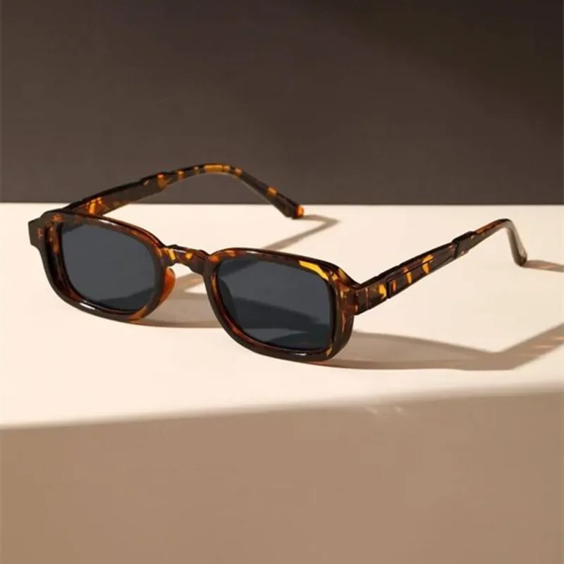 Designer Sunglasses - Luksusowe prostokątne okulary przeciwsłoneczne damskie owalne