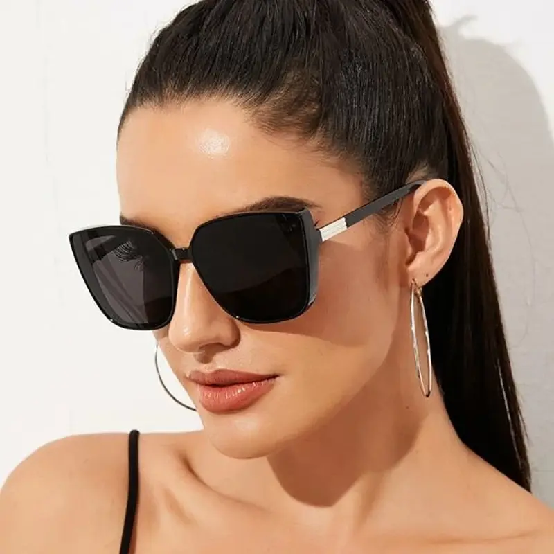 Designer Sunglasses - Kwadratowe okulary przeciwsłoneczne unisex z ochroną