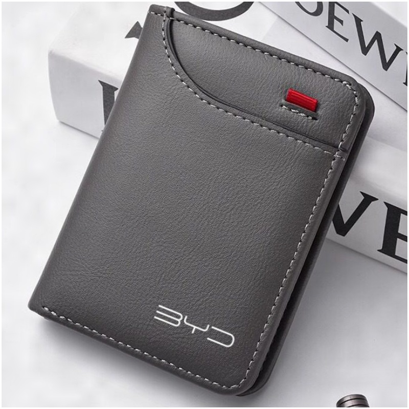 Leather Wallet Men - Męski skórzany portfel na dokumenty, wykonany