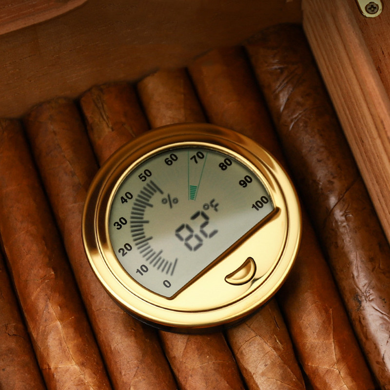 Premium Cigar Case - Mini higrometr do cygar Przenośny dokładny