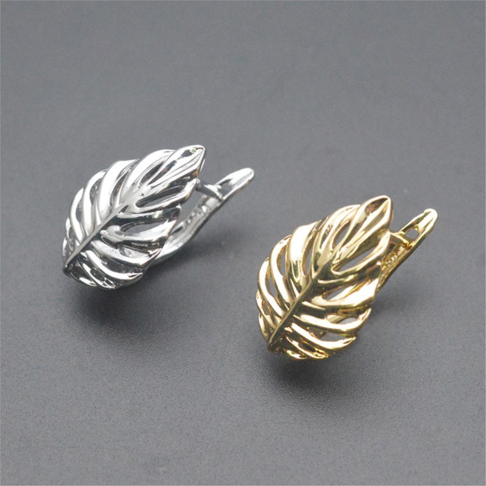 Gold Plated Jewelry - 1/2 szt. Pozłacane 18-karatowym złotem mosiężne