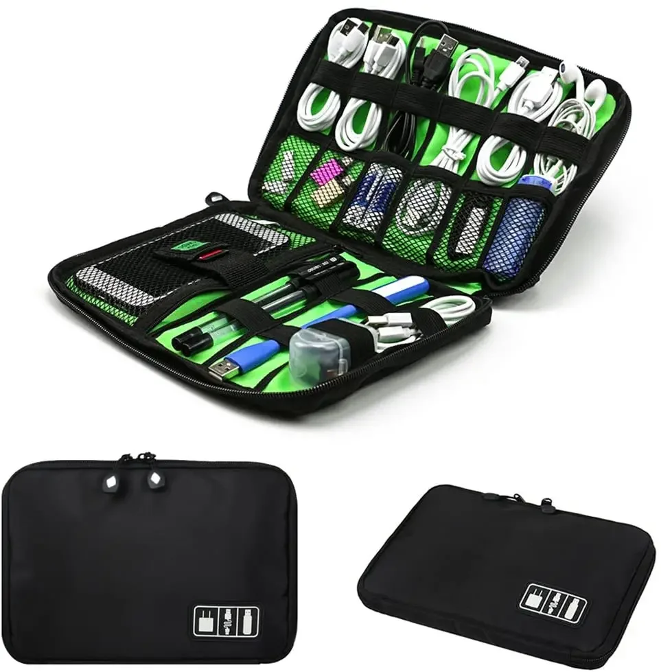 Travel Luggage Set - Zestaw organizerów na kable, torby do