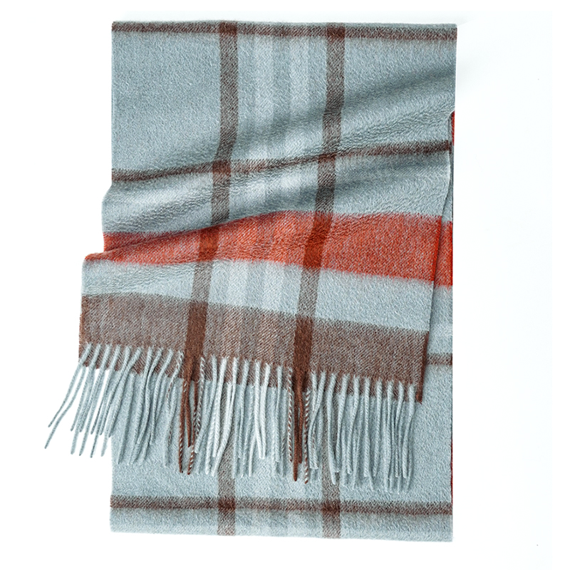 100% Kaszmirowy Szalik W Kratę – Cashmere Scarf recenzja i cena