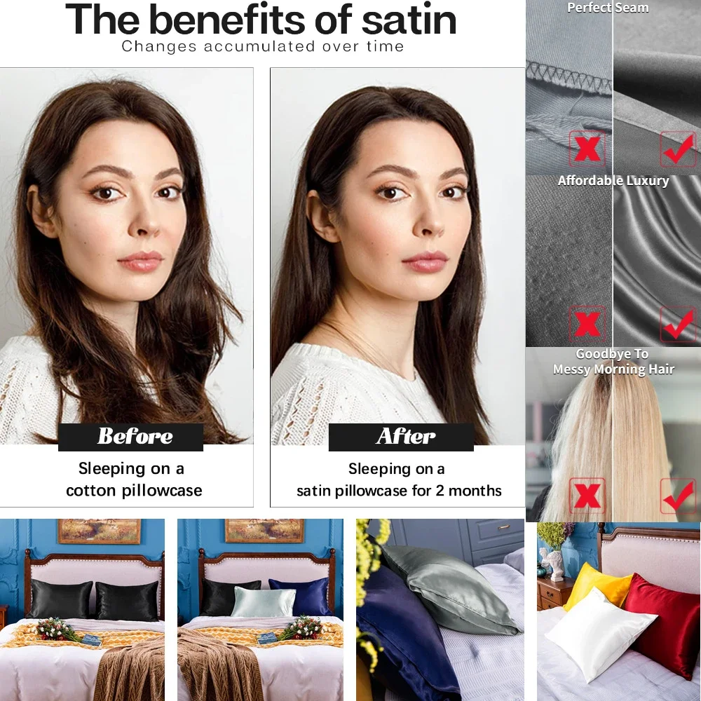 2-pakowa satynowa poszewka na  – Silk Pillowcase recenzja i cena