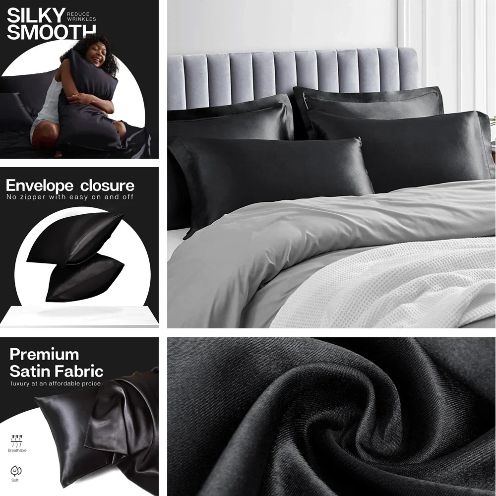 2-pakowa satynowa poszewka na  – Silk Pillowcase recenzja i cena