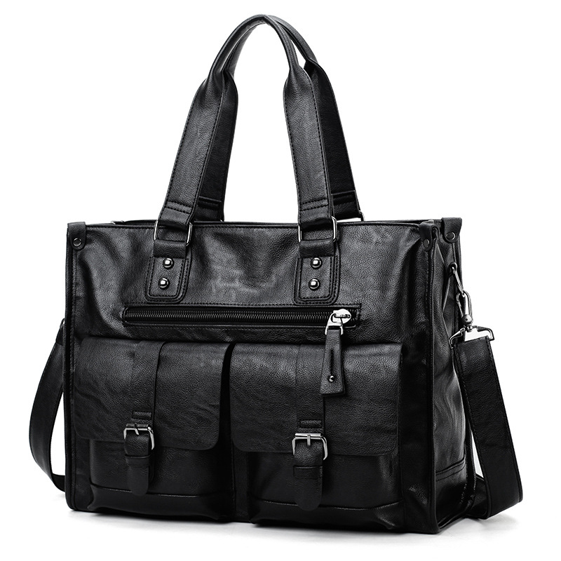 Torba na ramię ze skóry PU, ak – Leather Briefcase recenzja i cena