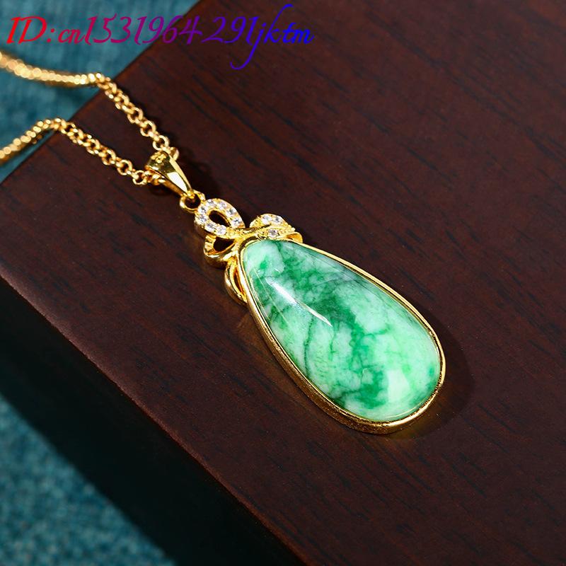 Naszyjnik z naturalnym jadeite – Gold Plated Jewelry recenzja i cena