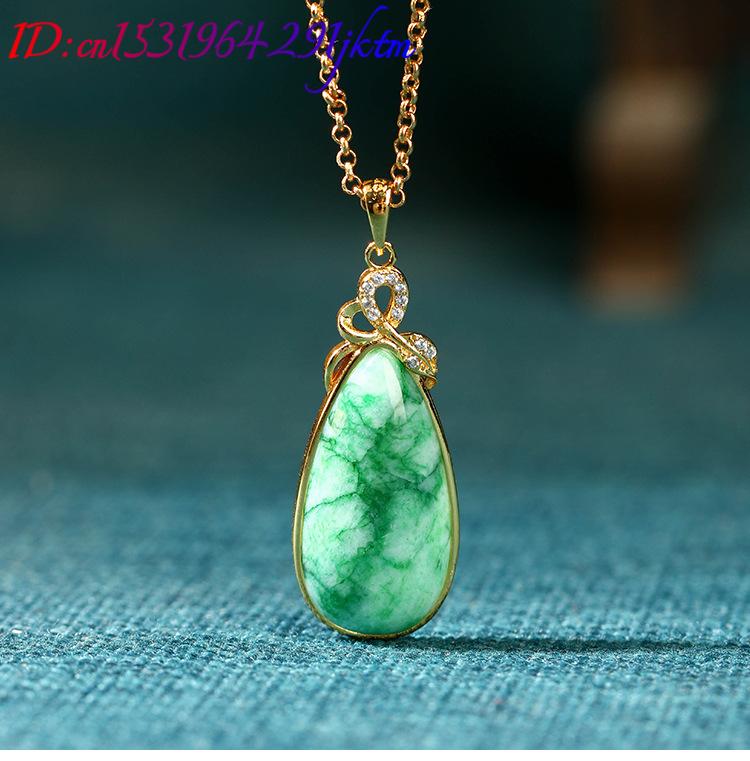 Naszyjnik z naturalnym jadeite – Gold Plated Jewelry recenzja i cena