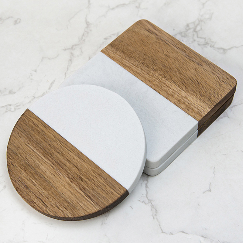 4 szt. Podkładki pod napoje z  – Marble Coaster Set recenzja i cena