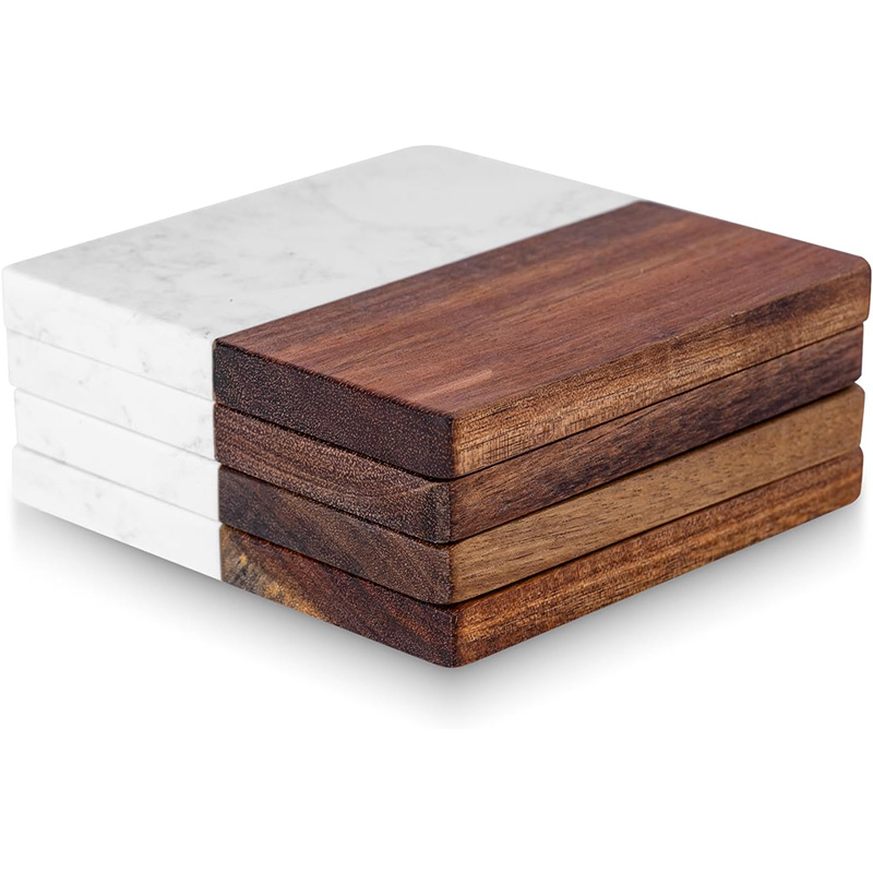 4 szt. Podkładki pod napoje z  – Marble Coaster Set recenzja i cena