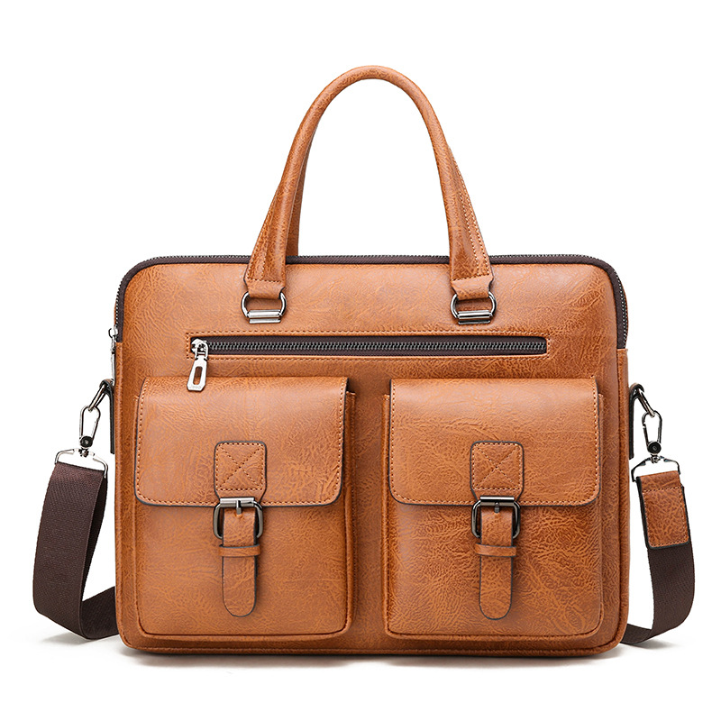 Luksusowa męska teczka bizneso – Leather Briefcase recenzja i cena