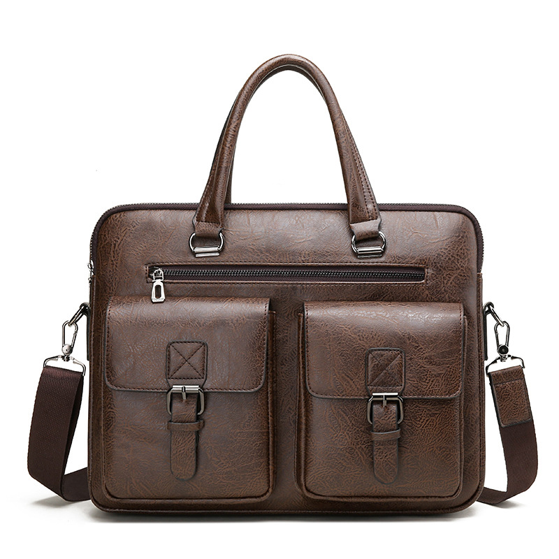 Luksusowa męska teczka bizneso – Leather Briefcase recenzja i cena