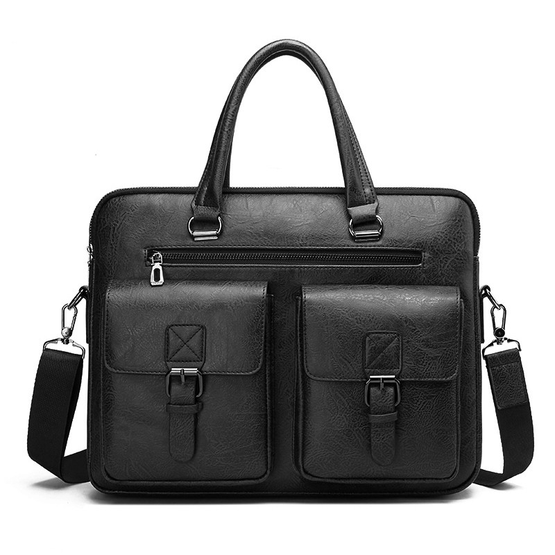 Luksusowa męska teczka bizneso – Leather Briefcase recenzja i cena