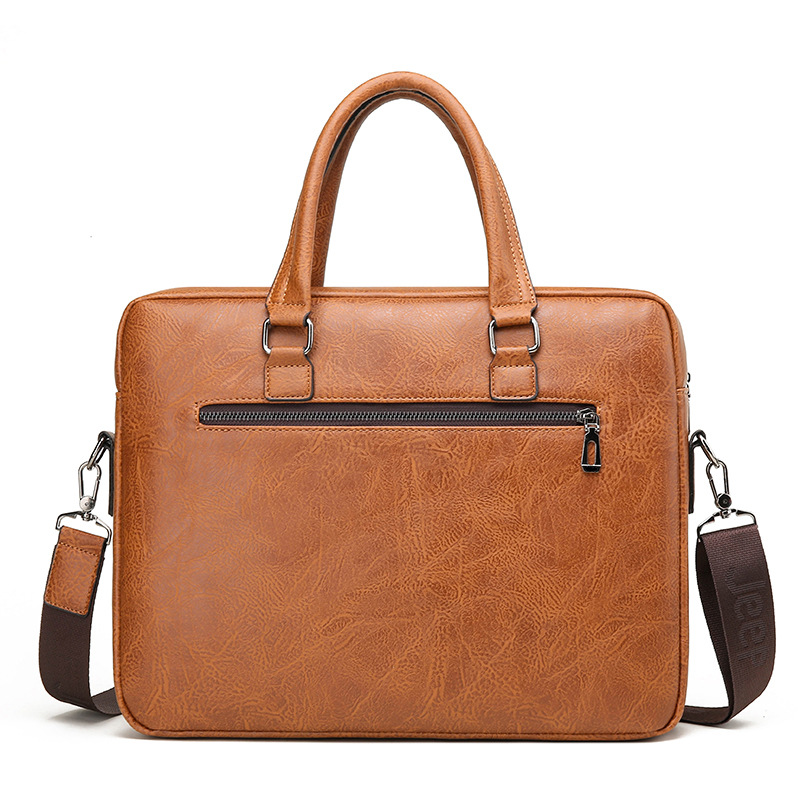Luksusowa męska teczka bizneso – Leather Briefcase recenzja i cena