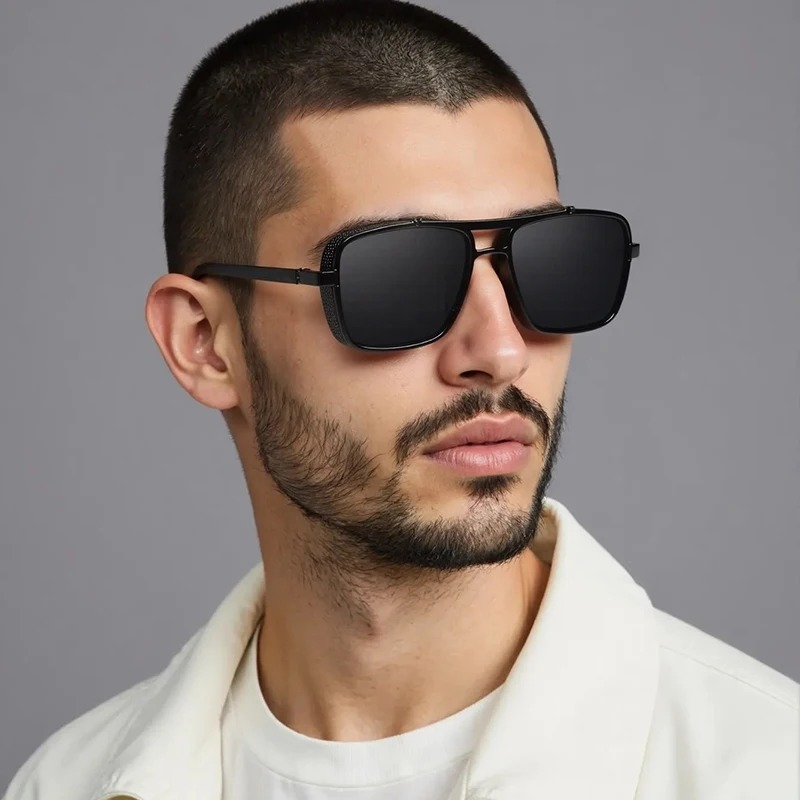Luksusowe prostokątne męskie o – Sunglasses Uv400 recenzja i cena