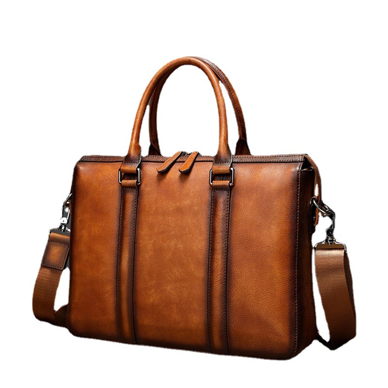 Teczka biznesowa YETTIES z naj – Leather Briefcase recenzja i cena