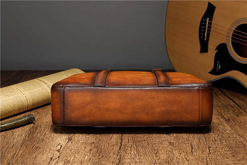 Teczka biznesowa YETTIES z naj – Leather Briefcase recenzja i cena