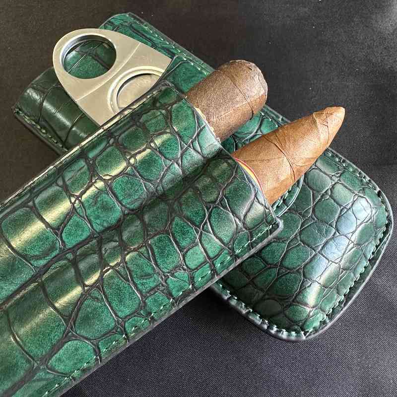 Etui na cygara z 2 gniazdami i – Premium Cigar Case recenzja i cena