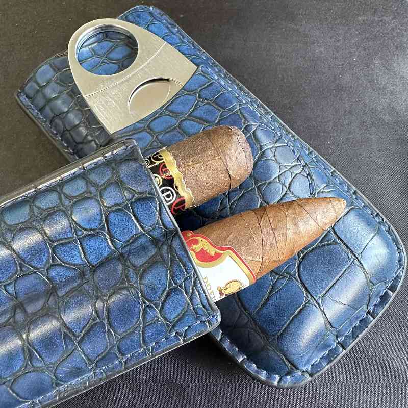 Etui na cygara z 2 gniazdami i – Premium Cigar Case recenzja i cena