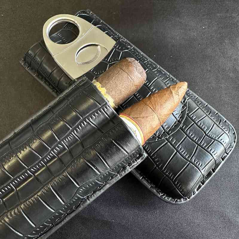 Etui na cygara z 2 gniazdami i – Premium Cigar Case recenzja i cena