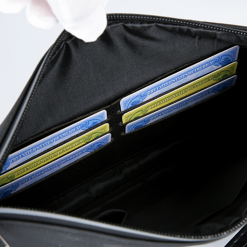 Męska miękka saszetka z PU skó – Leather Wallet Men recenzja i cena
