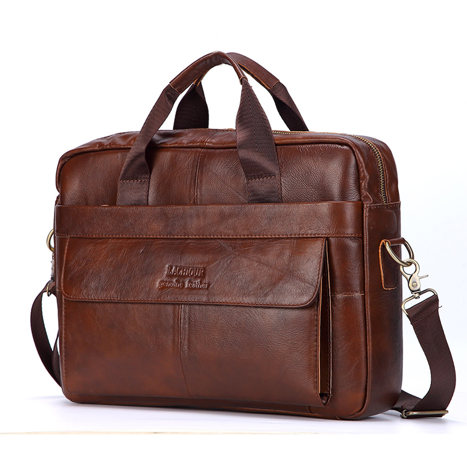 Mężczyźni prawdziwej skóry tor – Leather Briefcase recenzja i cena