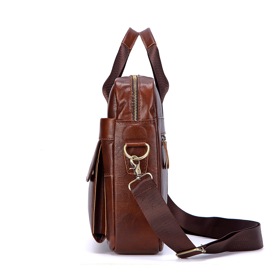Mężczyźni prawdziwej skóry tor – Leather Briefcase recenzja i cena