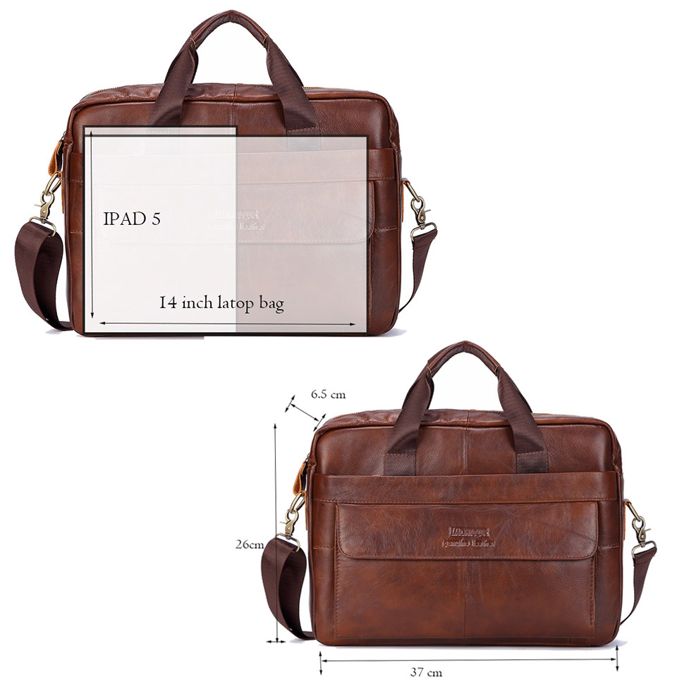 Mężczyźni prawdziwej skóry tor – Leather Briefcase recenzja i cena