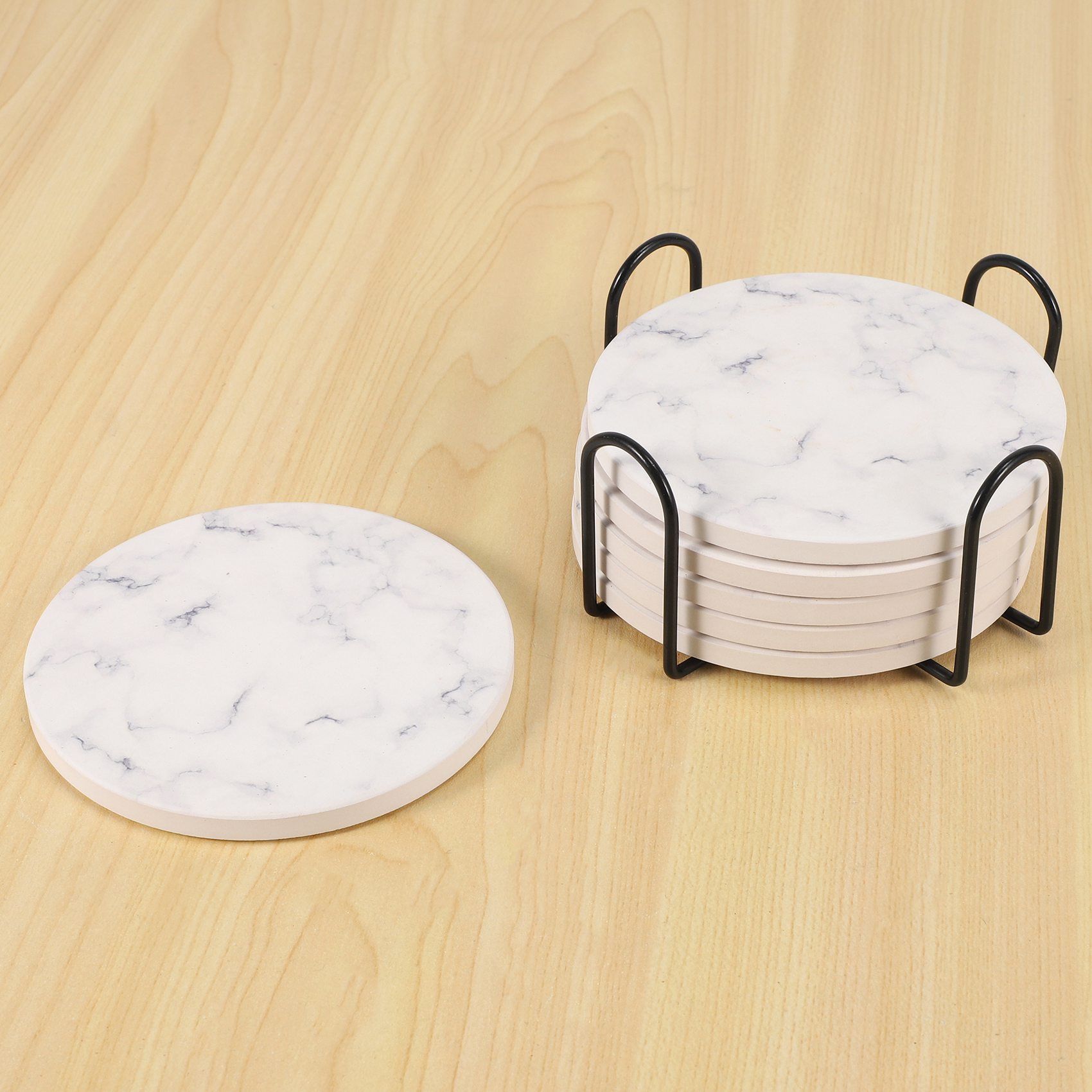 ABAH - Chłonne Podkładki Pod N – Marble Coaster Set recenzja i cena