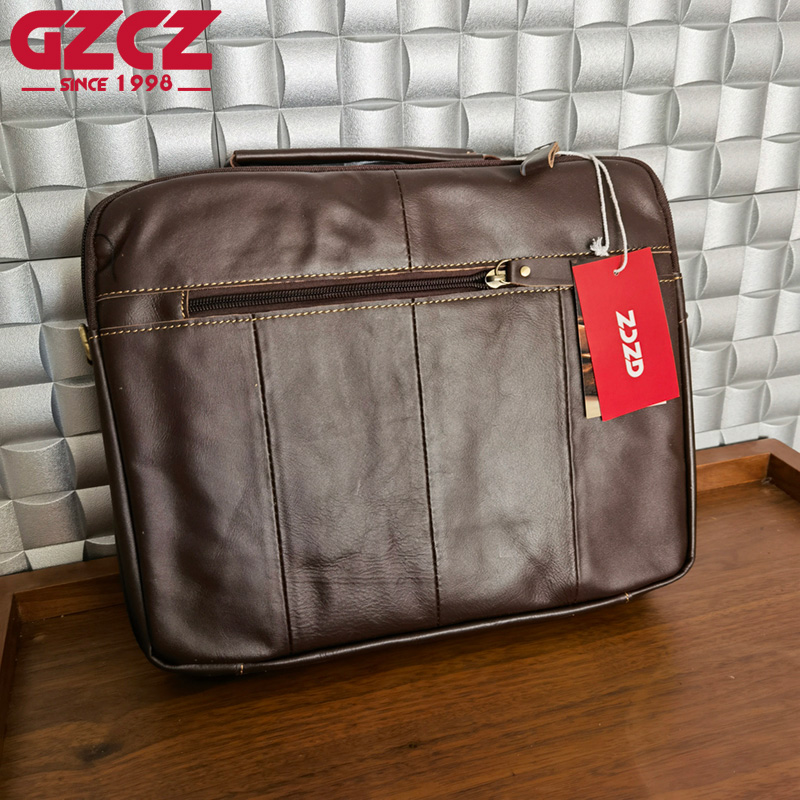 Torba męska GZCZ, torba na lap – Leather Briefcase recenzja i cena