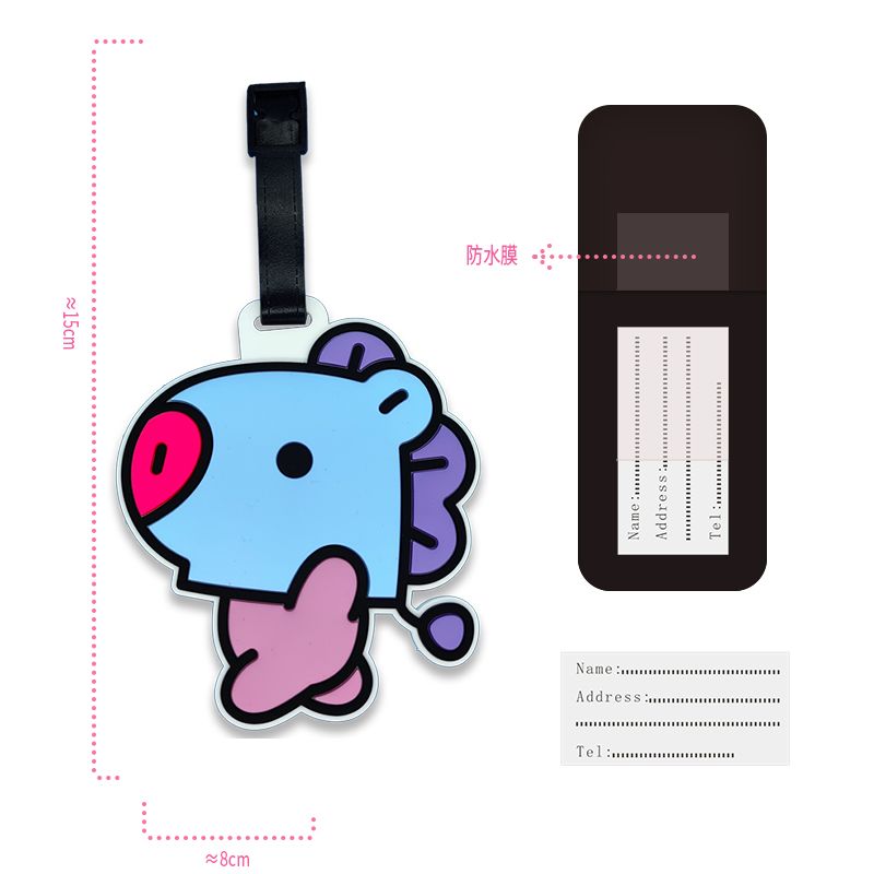 Uroczy breloczek BT21, kresków – Travel Luggage Set recenzja i cena