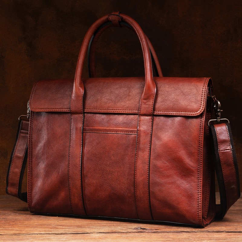 Torebka ze skóry garbowanej ro – Leather Briefcase recenzja i cena