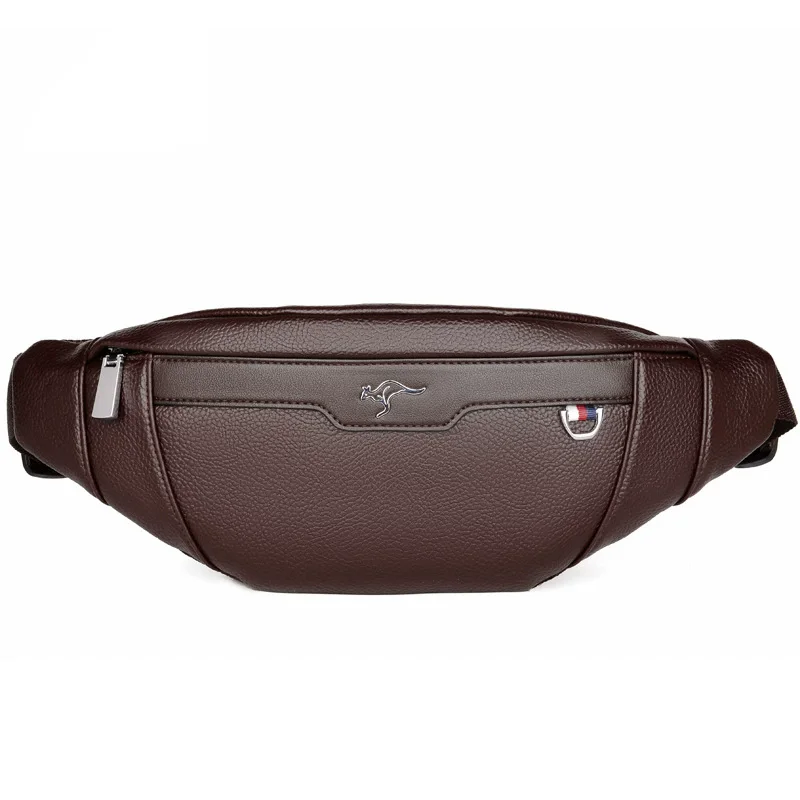 Skórzana torba biodrowa biznes – Leather Wallet Men recenzja i cena