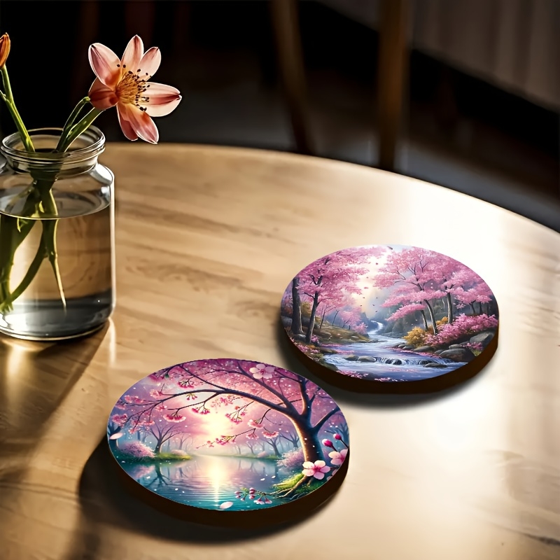 4/6 szt. Drewniane Podstawki P – Marble Coaster Set recenzja i cena