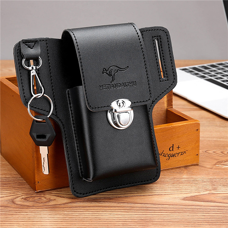 Męski pasek z uchwytem na tele – Leather Wallet Men recenzja i cena