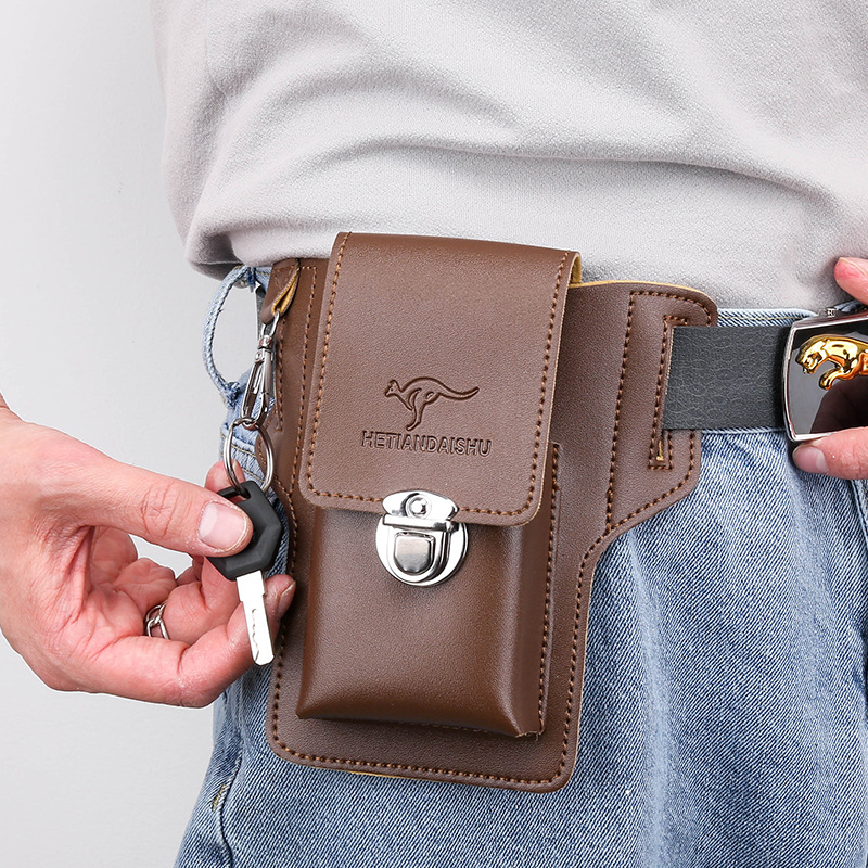 Męski pasek z uchwytem na tele – Leather Wallet Men recenzja i cena