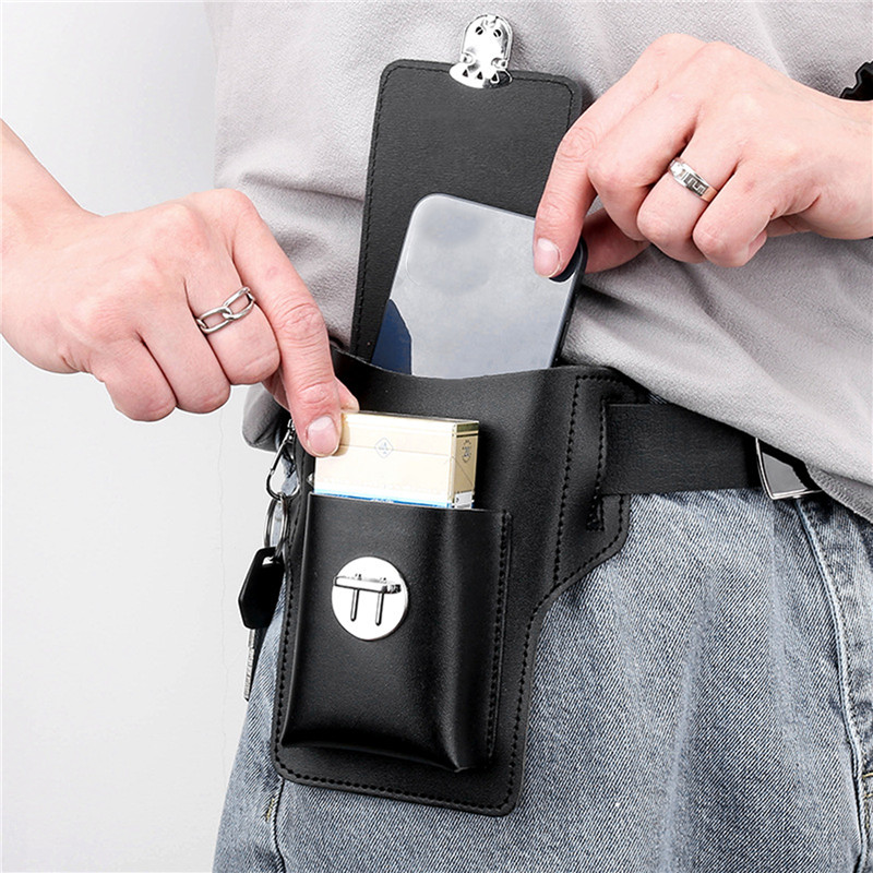Torba na pasek na telefon dla  – Leather Wallet Men recenzja i cena