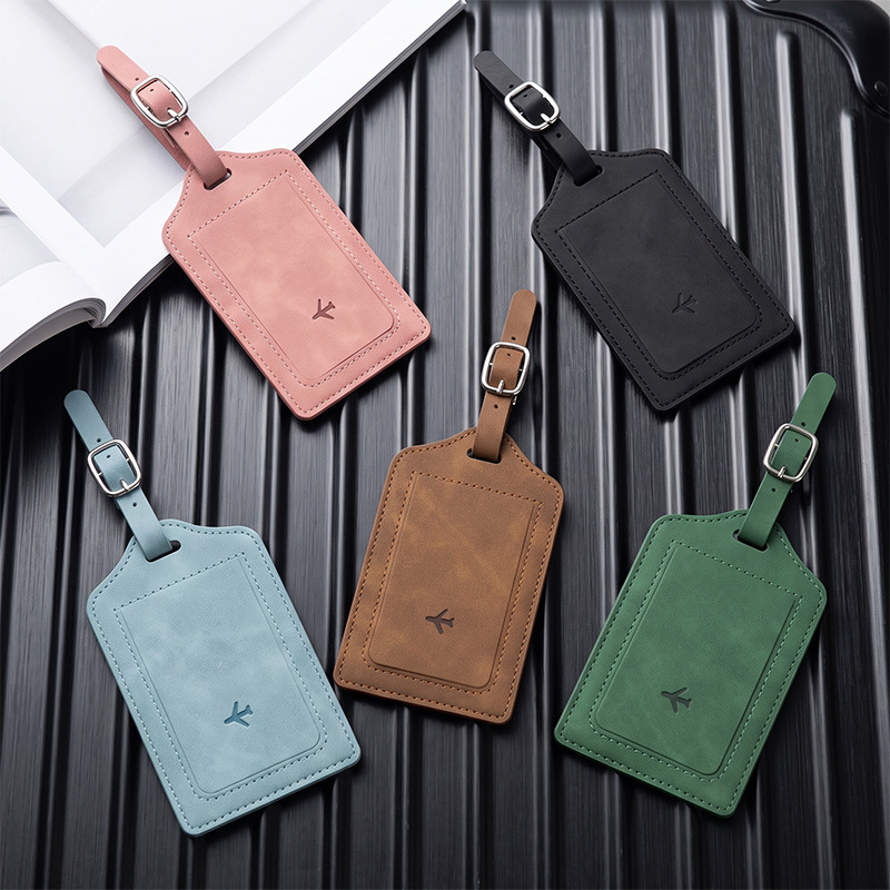 1 szt. etykieta na bagaż z PU  – Travel Luggage Set recenzja i cena
