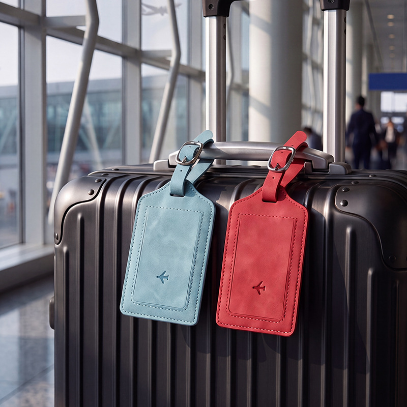 1 szt. etykieta na bagaż z PU  – Travel Luggage Set recenzja i cena