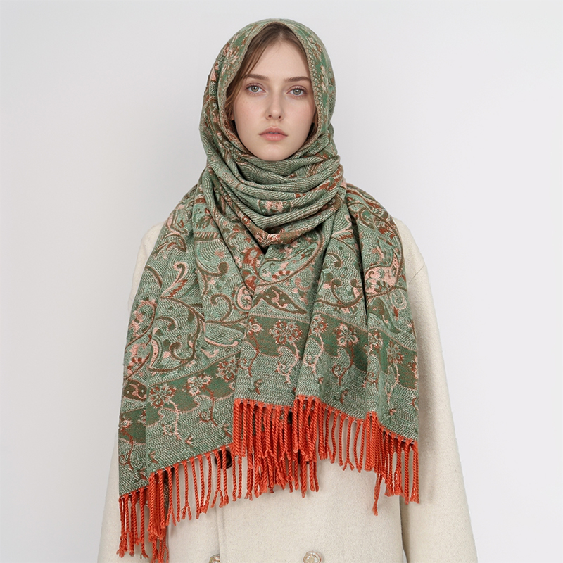 2024 moda w stylu etnicznym ko – Cashmere Scarf recenzja i cena