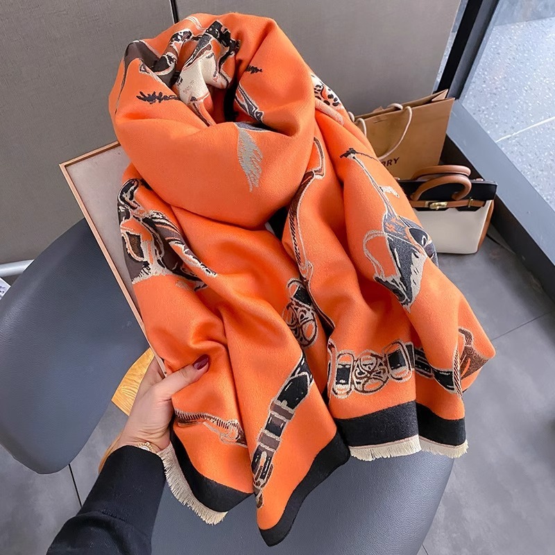 Szalik Retro Rider Horse Imita – Cashmere Scarf recenzja i cena