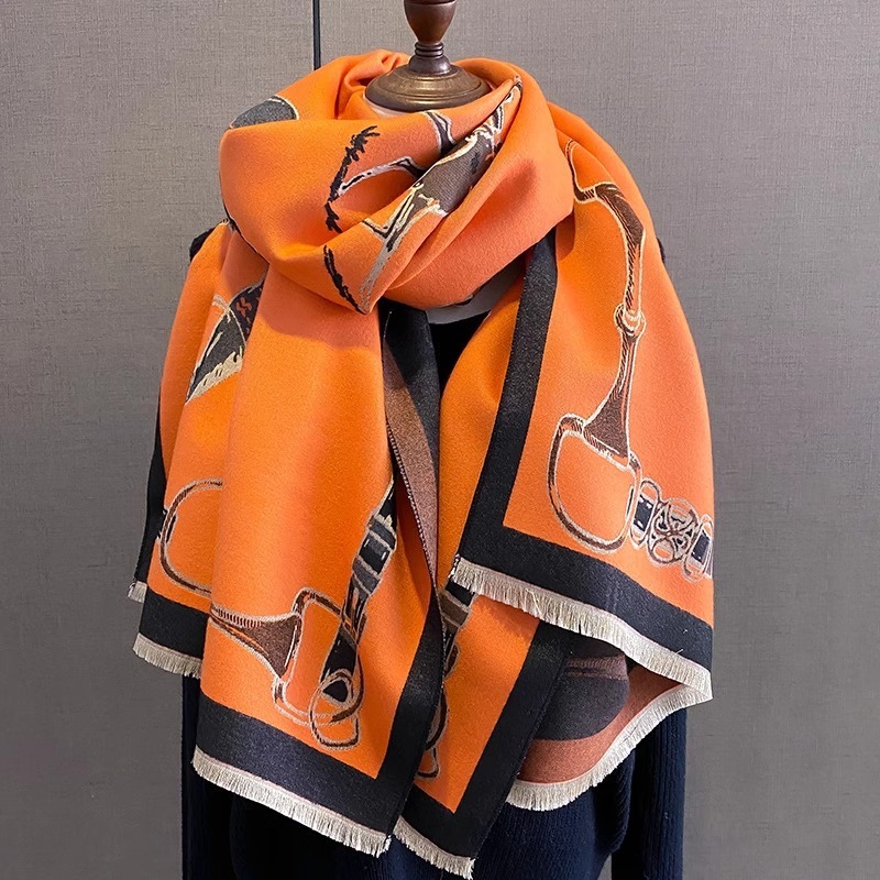Szalik Retro Rider Horse Imita – Cashmere Scarf recenzja i cena