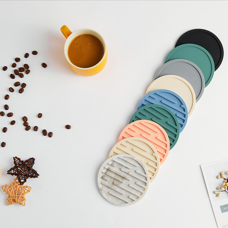 Podkładka pod kubek silikonowy – Marble Coaster Set recenzja i cena