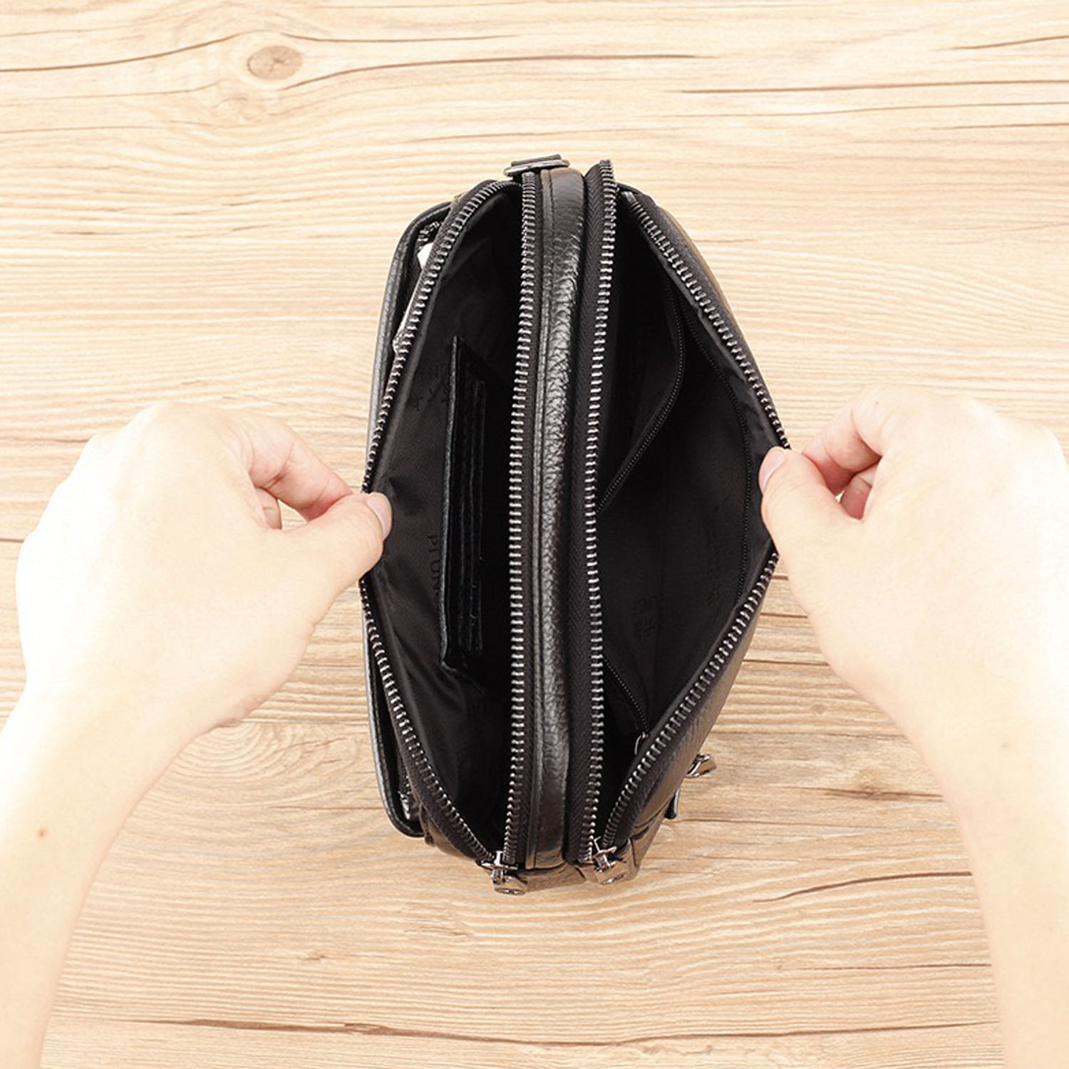 Męska modna biznesowa saszetka – Leather Wallet Men recenzja i cena